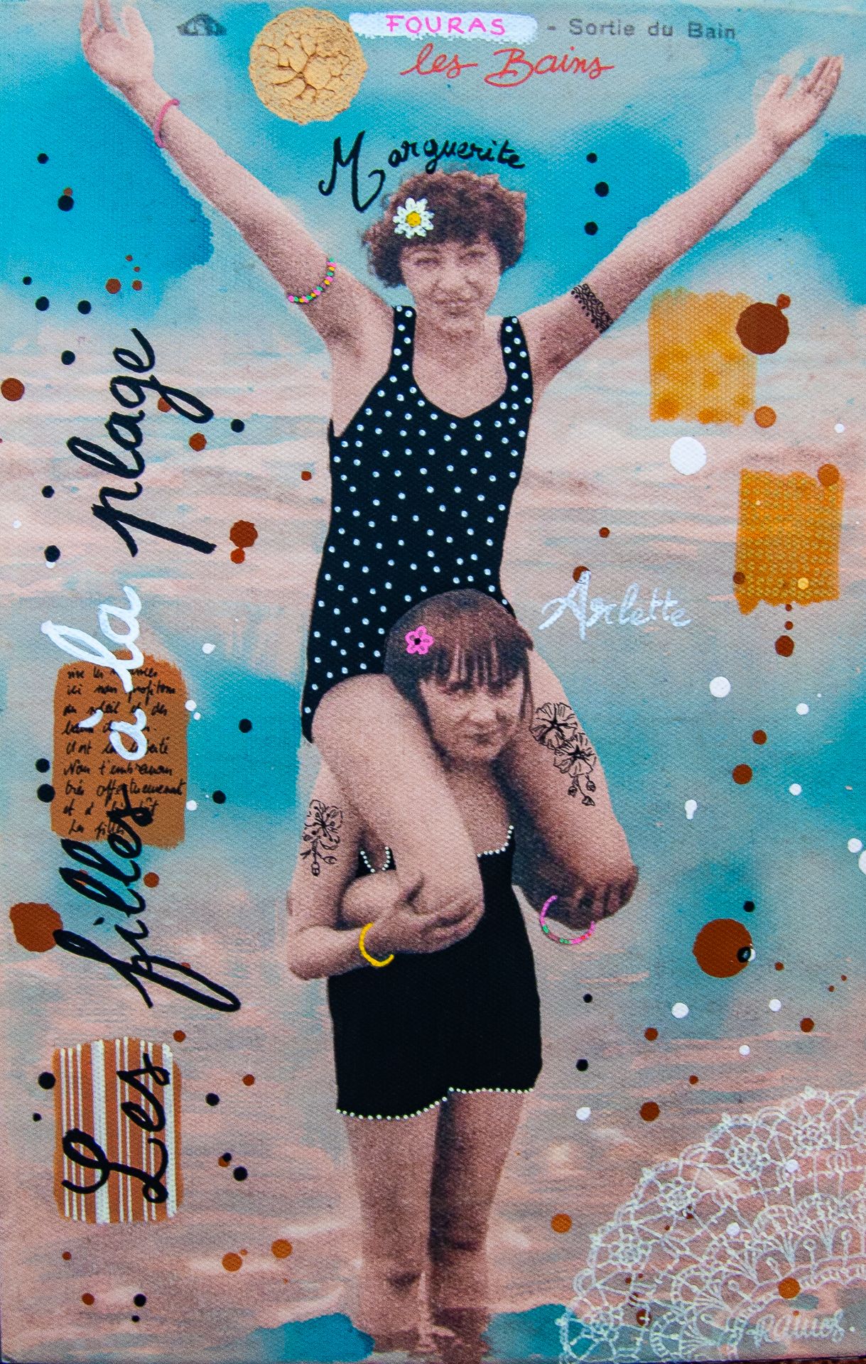 Les filles à la plage de Fouras